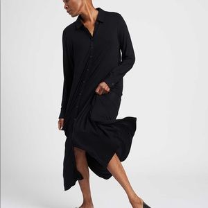 Universal Standard Sally Shirt Dress 2XS Black